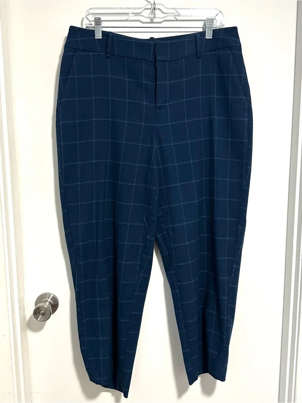 a new day Navy Windowpane Dress Pants